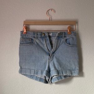 American Apparel jean shorts